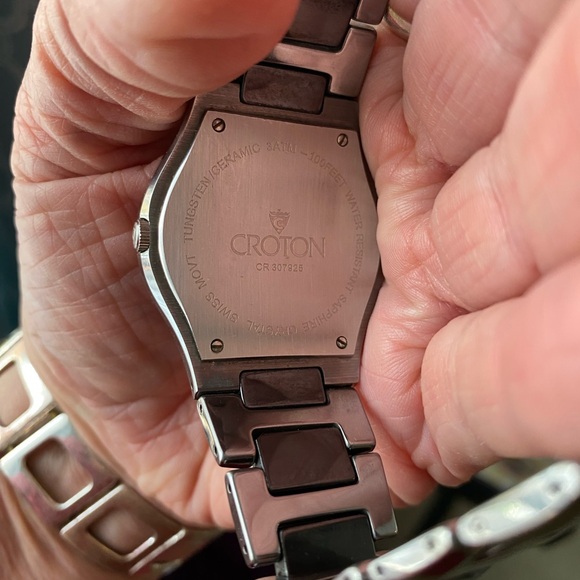 Harris Swiss Quartz Black Ion Plated Ceramic Men’s Watch - Picture 2 of 9